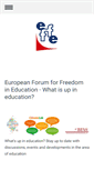 Mobile Screenshot of effe-eu.org