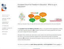 Tablet Screenshot of effe-eu.org